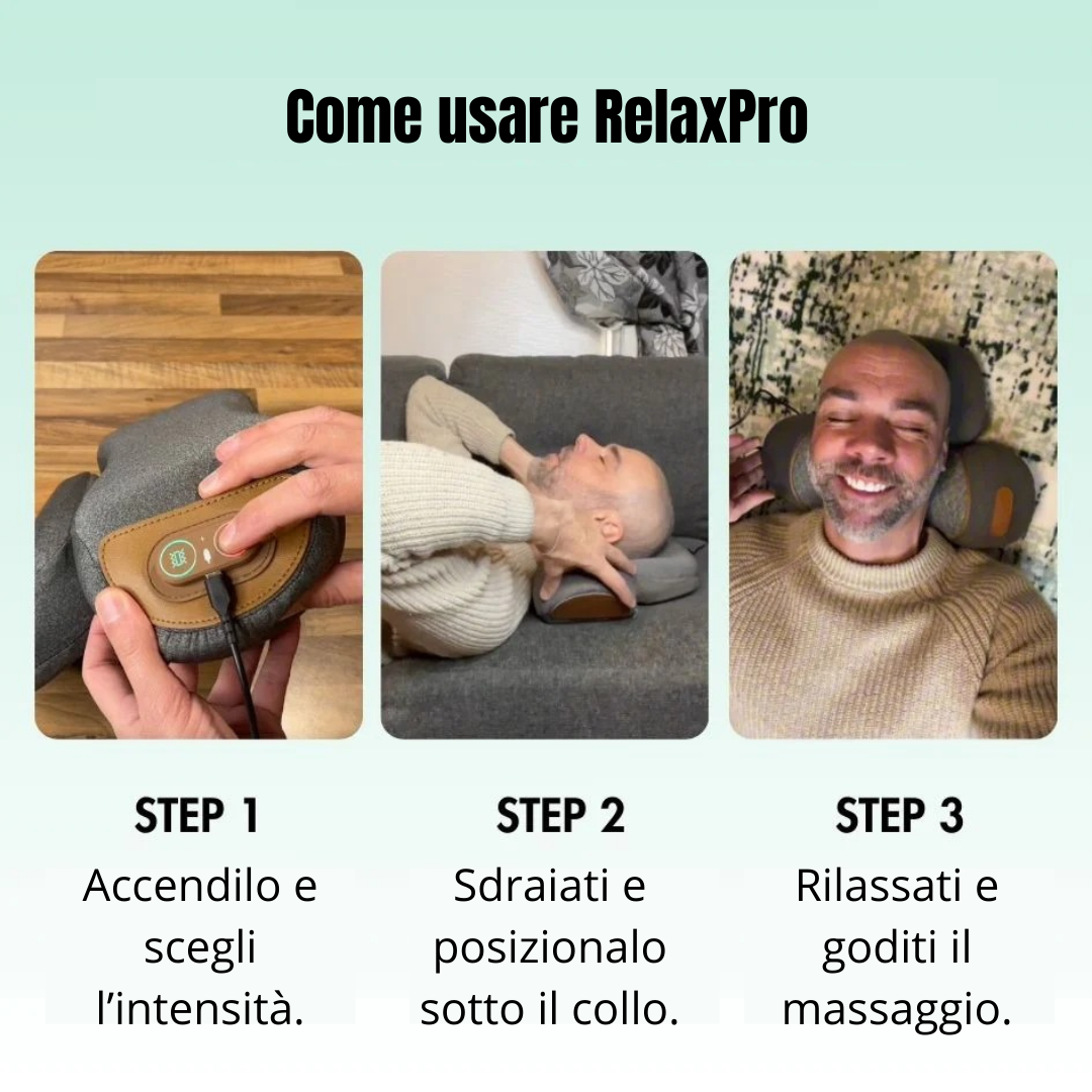 RelaxPro - Il tuo momento di benessere quotidiano